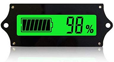 GY-6 Battery Capacity Tester, POWERTOOL Lead Acid Battery Status Indicator Lithium Voltage Monitor Gauge Meter Panel LCD Monitor (16 Strings)
