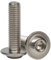 AGBERG - M6 x 16 Linsenkopfschrauben mit Flansch und Innensechskant - Flachkopfschrauben [50 Stück] aus Edelstahl A2 V2A, rostfrei - ISO 7380-2