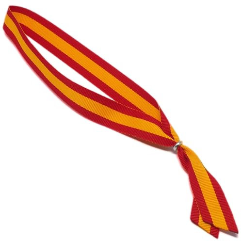 Cinta Bandera de España para Colgar en el Retrovisor del Coche Adorno Colgante Espejo Interior Automovil Colores Amarillo y Rojo