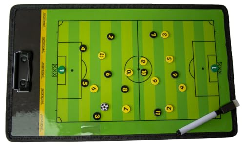 POWERSHOT Coachboard - Fußball Taktiktafel - 35x20 cm Ideal für Trainers