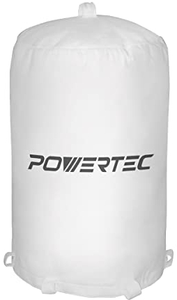 POWERTEC 70333 Dust Collector Bag, 21 x 31, 1 Micron Filter, for Jet, Grizzly, Shop Fox, Wen, Harbor Freight, and POWERTEC DC-1512