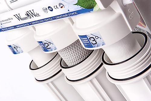 6-Stufen RO Umkehrosmose Wasserfilter, Ersatz Set, 3,2 gal Tank, 75 gpd