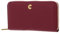 Coccinelle Myrine Zip Around Wallet Garnet Red