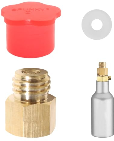 Tongboke Soda-Flaschen-Anschluss-Konvertierungsadapter, Soda-Flaschen-Umschaltventil, Soda-Flaschen-Adapter-Kupfer-Anschluss, Soda Cylinder Adapter for Filling