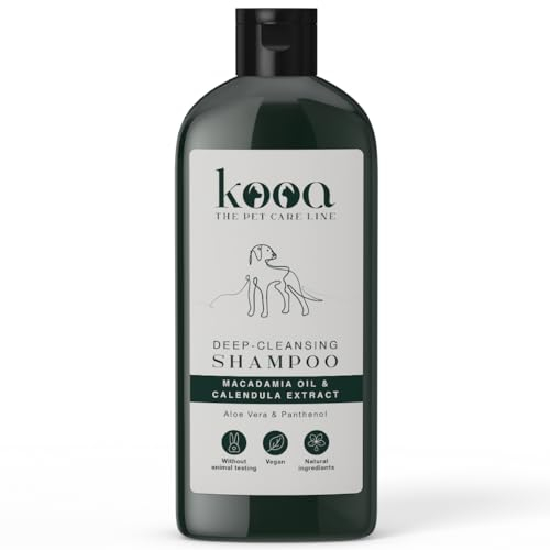 kooa - Tiefenreinigungsshampoo | mit Macadamiaöl, Ringelblumenextrakt & Aloe Vera | pH-neutral | vegane Zusammensetzung | ohne Parabene, Silikone & Mikroplastik | 300 ml