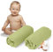 Dreamzie - Juego de 2 Sabanas Cuna 60x120/70x140 Algodon Ajustables - Oeko Tex Certificado - Verde - Sabana Bajera Cuna 60x120/70x140 Algodon 100%