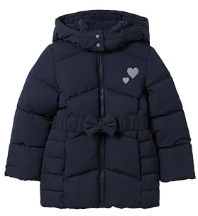 TOM TAILOR Mädchen 1042877 Kinder Wintermantel mit Kapuze & Gürtel