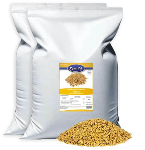 Lyra Pet® 20 kg Paddyreis | Reich an Ballaststoffen, Vitaminen & Mineralien | Ergänzungsfutter für Wildvögel & Kleinnager | Ungeschälter Reis | Nährstoffreiches Vogelfutter für Sommer & Winter