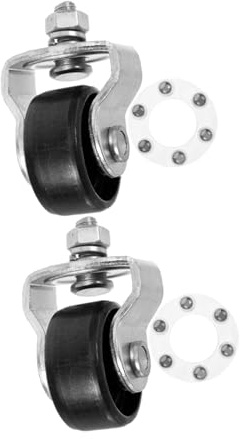 HOMOCONO 2stücke Hydraulische Wagenheber Räder Robuste Caster Wheels Für Tonnen Wagenheber Flexible Und Stabile Unterstützung Für Ihre Garage Einfache Installation Und Langlebige Konstruktion