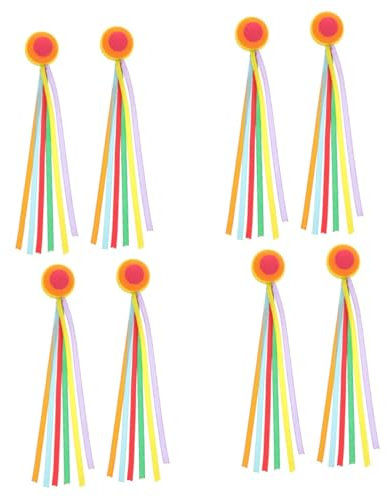 GLEAVI 8pezzi Decorazione Antenna Auto Con Pallina e Nastro Accessori Per Antenna Automobilistica Design Chic e Facile Installazione