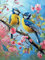 Pavemlo Diamond Painting Kits Birdie, DIY 5D Diamant Stickerei Malerei Kits Tier, Full Drill Kristall Set Strass Stickerei Bilder DIY Diamant Malerei für House Wall Dekoration 30x40cm
