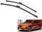Auto Wischerblatt Ersatz Set, Wischerblätter Frontscheibe Scheibenwischer Set for Renault Clio Lutecia 5 V BF 2020 2021 2022 2023