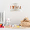 lux.pro Kinder Hängeleuchte Rugby Kinderlampe Pendelleuchte aus Kunststoff und Stoff Deckenlampe für Kinderzimmer Babyzimmer 1 x E27 ohne Leuchtmittel Weiß mit Waldtier-Motiv