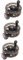 BESPORTBLE 3 Teiliges Angelzubehör Rollen Schwimmer Feeder Adapter Karpfenrolle Brandungsangelrolle Angelrolle Karpfen Caster Haken Angelköder Set Mikro Angelrolle Ausrüstung