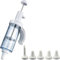 Patisserie Syringe - Patisserie Piston for Krapfen, Donuts, Churros - Pastry Gun with 6 Nozzles for Creams, Cakes, and Decorations