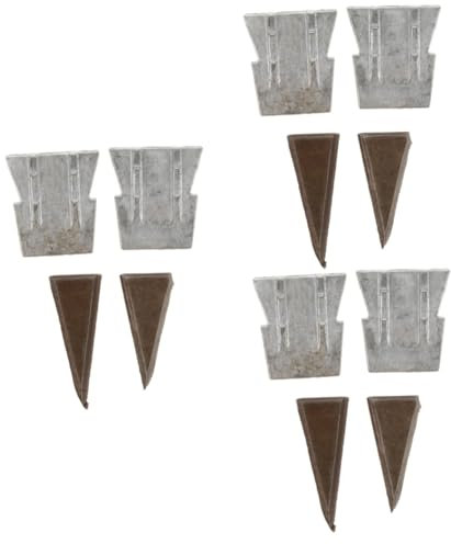 Angoily 12piezas Cuñas De Refuerzo Para Mangos De y Martillo Cuñas De Forma De Cono Para Fijación y Reparación De Herramientas De Carpintería