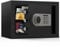 Diyife 16L Digital Home Safe Box with Keys- Upgraded 3 Anti-Theft Bolts, Heavy Duty SPCC Steel Money Safe with Alarm & Light, Dual Opening, Removable Shelf, Wall Mounting for Home/Office/Hotel