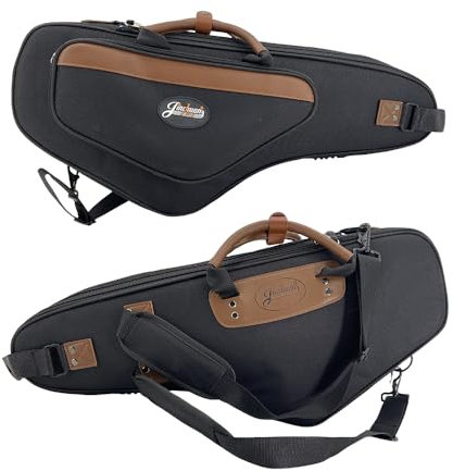 WUQIMUSC Borsa professionale per sassofono contralto, imbottita, per sassofono contralto, con tracolla regolabile, leggera e resistente all'acqua