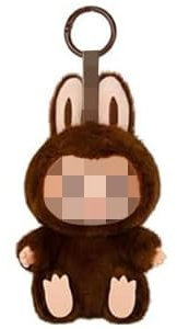 Yiliastore 17 cm La-bu Plüsch Schlüsselanhänger – Monster Puppe, Kuscheltier für Taschen & Rucksäcke, Süßes Geschenk für Kinder, Fans & Sammler