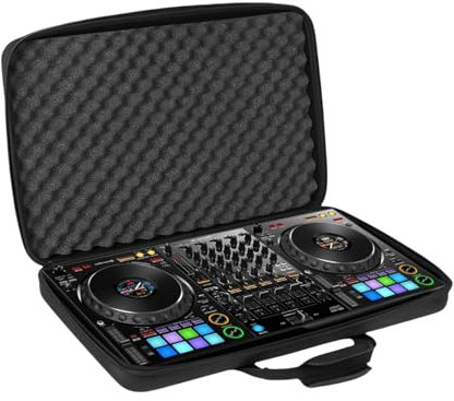 Tosuny Custodia Controller DJ per Pioneer DDJ-FLX4 / DDJ-400 / DDJ-SB2 / DDJ-SB3 / DDJ-REV1 / DDJ-RB Controller Canali a 2 Canali, Portando Custodia con Imbottitura in Schiuma (50 * 30 * 8 cm)