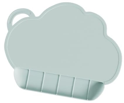 Silicone Clouds Shape Tablemats With Food Catching Pocket Kid Placemats Baby Feeding Plate For Toddler Reusable Food Mat Baby Tableware