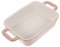 Ipetboom Bandeja de Cerámica para Hornear Microondas Utensilios de Cocina Color Rosa de Limpiar y Fabricada con Pottery para Hornear y Cocinar Horno