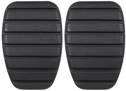 SOPOTUTU Gummi Pedalabdeckungen Für Bremse Und Kupplung Auto Pedalauflagen 3X2 Zoll Rutschfester Schutz Für Sicheren Fahrkomfort Und Langlebigen Gebrauch