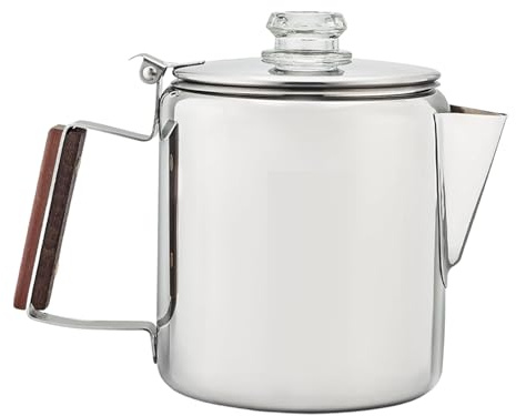 Zunetsutock Percolation - Acier inoxydable portable, machine au design vintage, préparation de café de plage compacte | Réunions familiales, camping, voyages en plein air, utilisation quotidienne