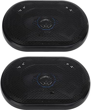 Ausla Altavoz Coaxial de 4 Vías, ABS y Metal, Altavoz de Audio para Automóvil de 4x6 Pulgadas, 120 W, 4 Ohmios, 88 DB, 120 a 22000 Hz, con Cruce para Reemplazo del de Audio Universal para Automóvil