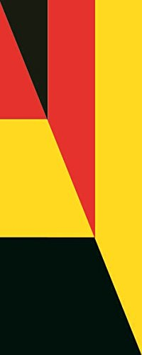 U24 Fahne Flagge Belgien-Deutschland im Hochformat Premiumqualität 120 x 300 cm