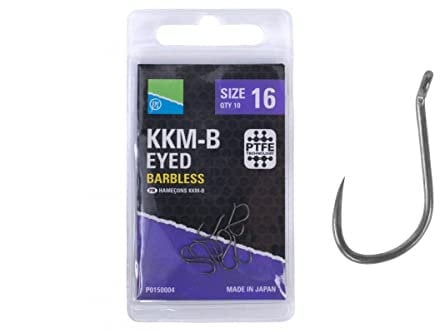 Preston Innovations KKM-B Barbless Hooks - Size: 14