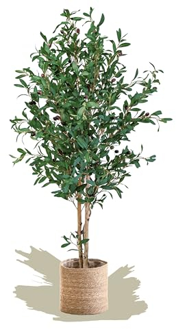 Maia Shop | Olivier Artificiel | Plante Artificielle interiur | Plante Artificielle | Mesures: 150 x 60 cm | Fausse Plante | Arbre Artificiel | Decoration Maison