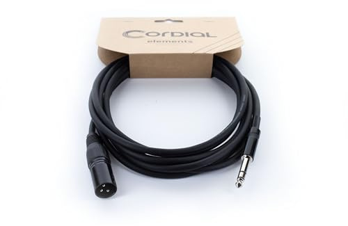 Cavo audio XLR maschio / jack stereo - 6 m
