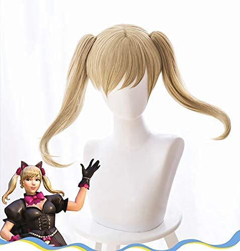 Chtom DVA Cosplay D.VA Cosplay Perücke Hana Song Black Cat Perücke Hitzebeständige synthetische Haarperücken + Kostenlose WIG Wig Cap Spiel OW