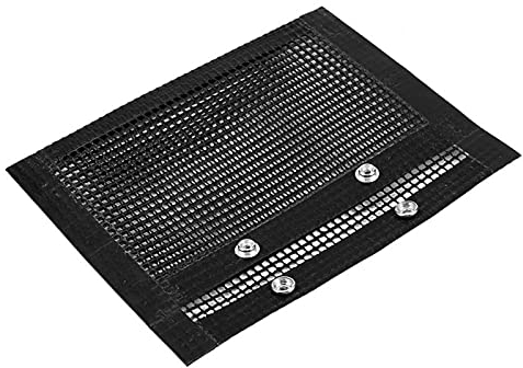 MOUMOUTEN BBQ Mesh Grill Taschen, Backmatte Antihaft, Backpapier Wiederverwendbar Hohe Temperaturbeständigkeit Grilltaschen für Holzkohle Gas Elektrogrills Raucher(14x22cm)