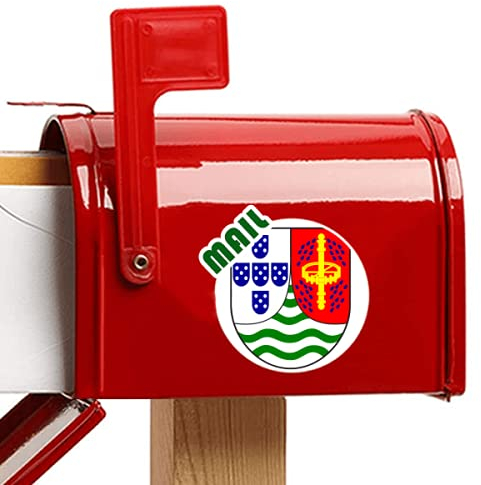 Beauty Gift Nationales Emblem von Sao Tome und Principe Aufkleber Briefkastenaufkleber Kleber