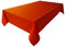 Hochwertige Tischdecke Tischwäsche aus 100% Baumwolle Kollektion Konzept, Farbe & Größe wählbar (Tischdecke - Oval 150x300cm, Orange)