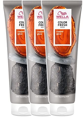 3er Wella Professionals Color Fresh Mask Copper Glow 150 ml