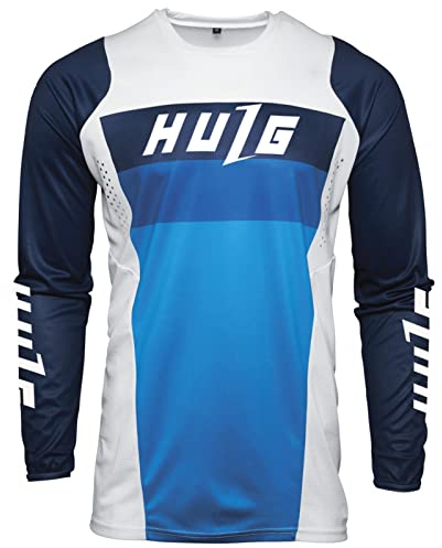 Herren-Radtrikots, T-Shirt,Fahhradtrikot MTB Rennrad Trikot,Motocross-Jersey Langarm | MX Enduro | Atmungsaktiv | (Style-05,L)