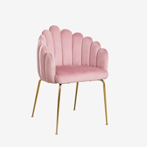 SKLUM Chaise de Salle à Manger en Velours Markina Peonia