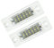 ZAYMDO Number Plate Lights, 2Pcs LED Rear License Plate Lamps 3B5943021 Replacement for V-W T5 Touran Jetta Passat Caddy Golf Plus Transporter Skoda