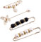 Holibanna 4pcs Sicherheitsnadel Perle Brosche Pin Pullover Schalstift Hosen Taillenstift Kleid Fester Stift