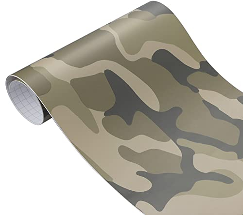 Selbstklebend Vinyl Autofolie,Camouflage Auto Folie Klebefolie Wasserdichter Auto Schutz Folie Lackschutzfolie DIY Vinyl Auto Styling Folie Autoaufkleber für Auto Motorrad Fahrrad