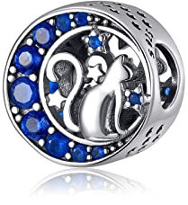 Symretie Bead Charms 925 Sterlingsilber Anhänger für Armbänder und Halskette - Perlen Charms Schmuck Geschenke für Frauen Mädchen