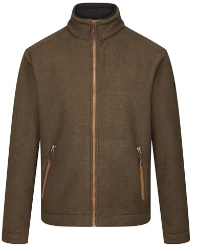 Regatta Mens Garrian II Full Zip Fleece Jacket (L) (Umber)