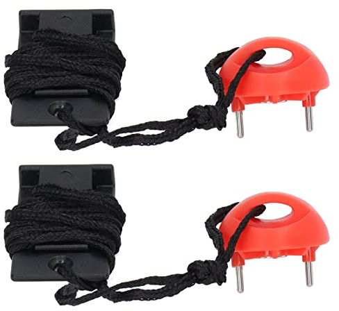 Leapiture 2 Unidades, Interruptor Parada Emergencia Llave de Seguridad magnética para máquina de Correr, Accesorio de Seguridad para Cinta de Correr, para Fitness y Entrenamiento en casa