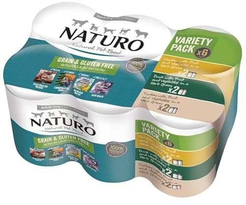 Naturo Variety Pack healthy diet Dog Food Features: All round nutrition Gluten free High in protein Easily Digested Joint Health 6pk - Grain & Gluten Free