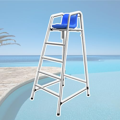 Chaise de Sauvetage pour Piscine Chaise de Pont pour sauveteurs de piscines publiques, Tabourets de Bar pour lac, Plage, Piscine, Jardin, 1.2 1.5 1.8m Tabouret de Sauvetage pour Garde-côte (Size : H