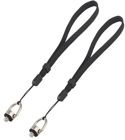 Rigdance Camera Wrist Strap with 1/4-20 Screw for Insta360 X5, X4 Air, X4, X3, Selfie Sticks, Wristband for DJI osmo pocket 3 (2 PCS)
