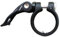 Sattelklemme Aluminium Legierung Fahrrad Sattelstütze Klemme 35 38 40 40,8 41mm MTB Rennrad Radfahren Sattelstütze Klemme Schnellspanner fahrrad Ersatzteile Sattelkloben(35mm black)